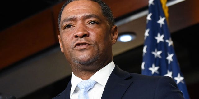 Rep. Cedric Richmond speaks during a news conference on Capitol Hill on July 1, 2020. (Erin Scott/Bloomberg via Getty Images)