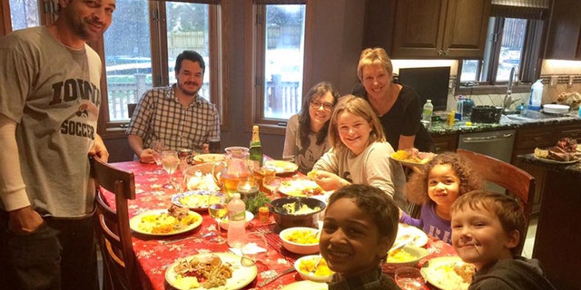 Liz Pearce said she is making turkey, stuffing, peas, apple pie and vegan options. So far only three people have signed up, but she told Fox News she is extending the offer to all the majors -- 600 students -- in the department. (Liz Pearce)