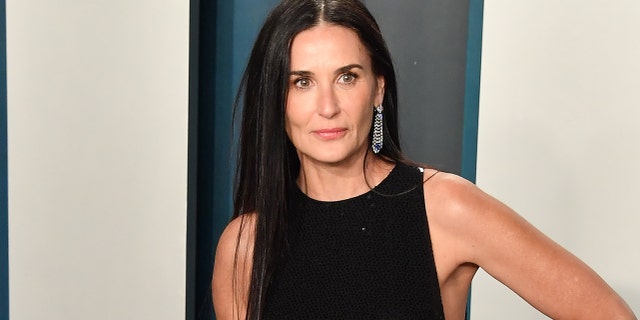Demi Moore announced that she'd voted on social media. (Getty Images)