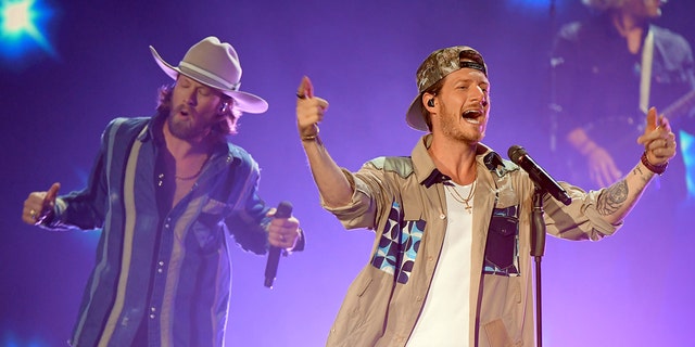 Brian Kelley and Tyler Hubbard of Florida Georgia Line perform onstage at the 55th Academy of Country Music Awards at Grand Ole Opry on September 14, 2020 (Photo by Jason Kempin / ACMA2020 / Getty Images for ACM)