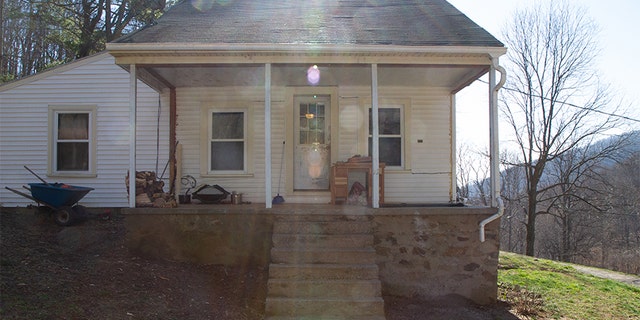 Front Door of the Welch family property on Taylors Mountain, Virginia.