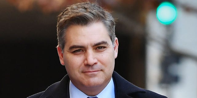 CNN took Jim Acosta off the White House beat on Monday to coincide with the Biden administration. (NGAN/AFP via Getty Images)