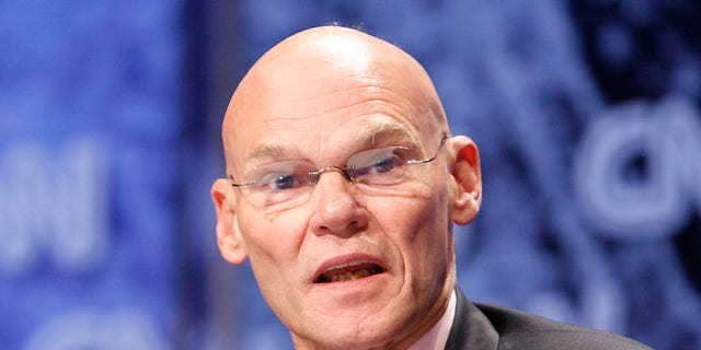James Carville at the CNN Election Breakfast 2007 at Gotham Hall Oct. 16, 2007, in New York City.