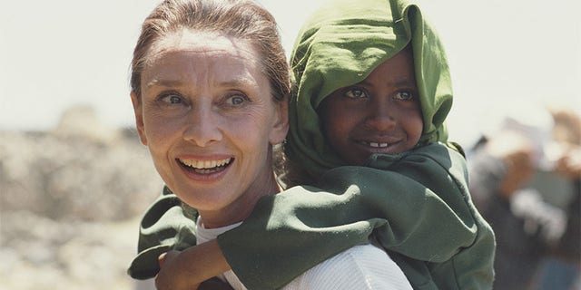 Audrey Hepburn was also a celebrated humanitarian.