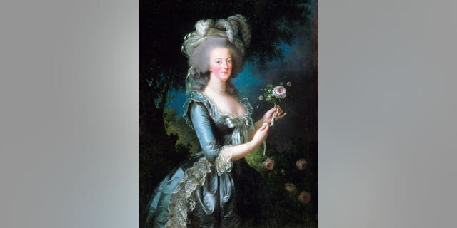 A portrait of Marie-Antoinette by Vigée-Le Brun, dated 1783.