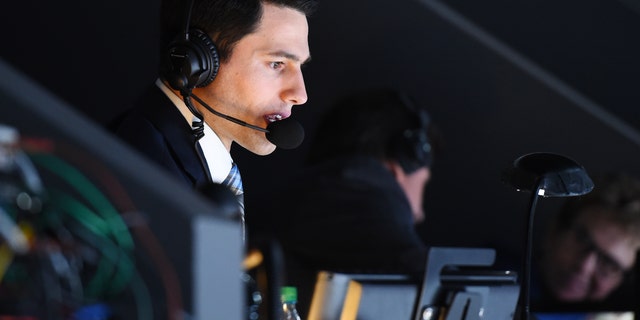 Los Angeles Kings play-by-play announcer, Alex Faust, was suggested by Trebek twice. (Photo by Juan Ocampo/NHLI via Getty Images)