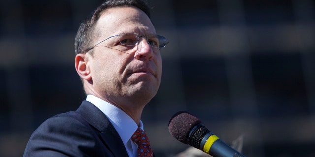 Pennsylvania Attorney General Josh Shapiro at a Stand Against Hate rally at Independence Mall on March 2, 2017 in Philadelphia, Pennsylvania. Shapiro has defended his state's handling of the 2020 election. (Photo by Jessica Kourkounis/Getty Images)