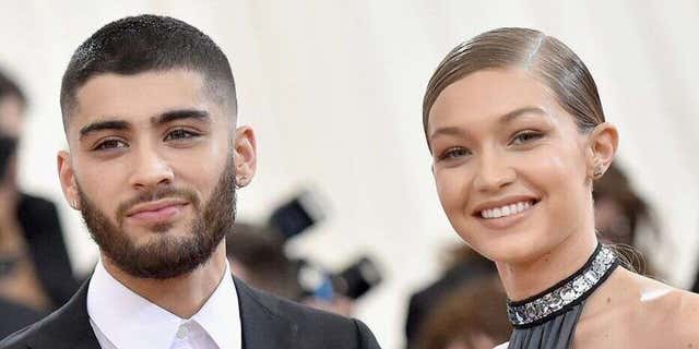 Gigi Hadid (right) and Zayn Malik (left) confirmed the arrival of their daughter in separate posts on social media in September.