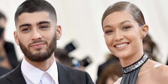 Gigi Hadid, right, and Zayn Malik, left, confirmed their daughter's arrival in separate social media posts in September.