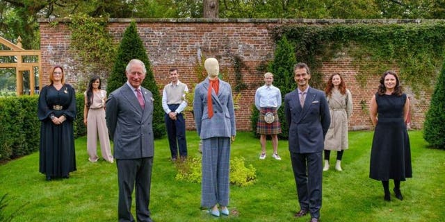Prince Charles teamed up with design students for a clothing collection with Yoox Net-A-Porter. (Yoox Net-A-Porter for the Prince's Foundation).