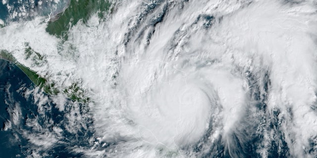 Hurricane Eta roars as a Category 4 storm as it approaches Nicaragua on Tuesday, Nov. 3, 2020.