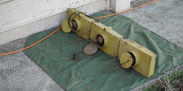 A photo of the IEDs that Israeli officials say were planted by a Syrian cell under Iranian guidance and direction. (Israel Defense Forces)