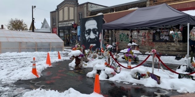 George Floyd Memorial Site, Minneapolis (Hollie McKay/Fox News)