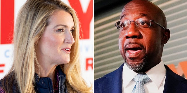 Sen. Kelly Loeffler (Left) and Raphael Warnock (Right) are in a run-off election for Georgia's U.S. Senate seat that could decide the body's agenda for the coming two years. (AP)