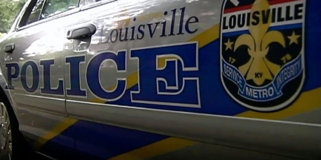 Side of a Louisville Police car