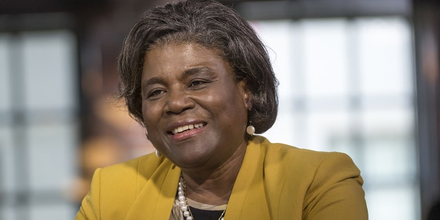 Linda Thomas-Greenfield, assistant secretary of state for African Affairs, smiles during a Bloomberg West Television interview in San Francisco, California, U.S., on Tuesday, May 31, 2016. Thomas-Greenfield discussed what makes Africa's emerging tech scene attractive to venture capital. Photographer: David Paul Morris/Bloomberg via Getty Images