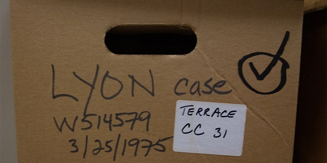 Lyon sisters case file - one of many.