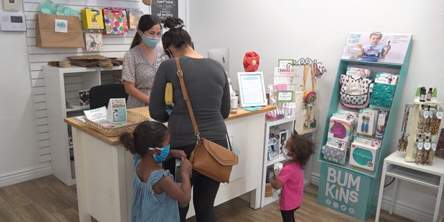 Zoolikins in Scottsdale has added hand sanitizing stations, updated its website and requires mask usage inside the store (Stephanie Bennett/Fox News).