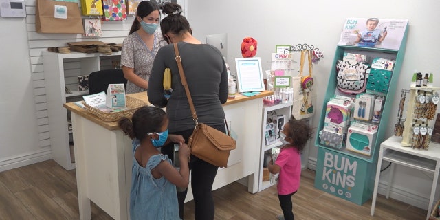 Zoolikins in Scottsdale has added hand sanitizing stations, updated its website and requires mask usage inside the store (Stephanie Bennett/Fox News).