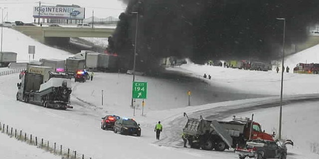 Interstate 94 In Minnesota Closed Due To Fiery Crash As Snow Squall ...