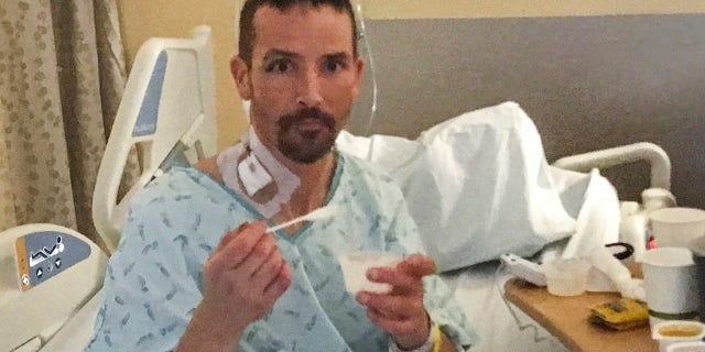 Knapinski, 45, of Woodinville, Wash., was recovering Friday at Harborview Medical Center in Seattle. (Susan Gregg/University of Washington Medicine via AP)