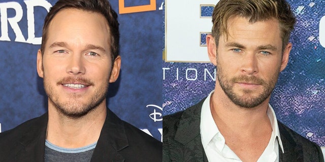 Chris Pratt responded to a photo of Chris Hemsworth training.