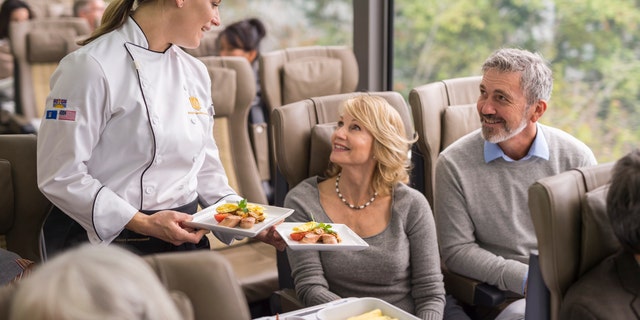 The journey will also be held on one of Rocky Mountaineer's glass-domed train coaches. (Rocky Mountaineer)