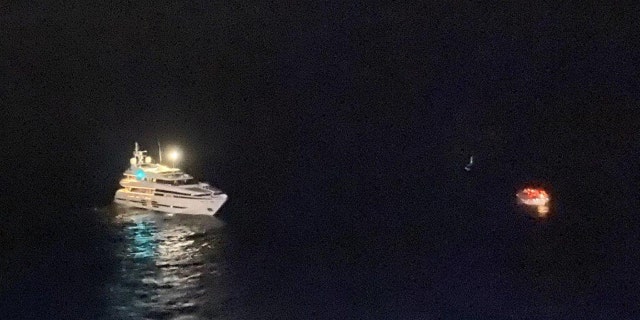 The Carnival Ecstasy cruise ship responded to the call on Tuesday.