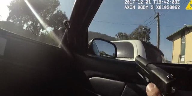 Body-camera footage captures when former officer Chris Samayoa allegedly fatally shot 42-year-old Keita O’Neil during a 2017 chase.