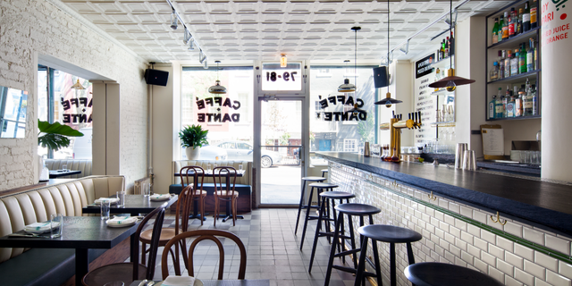 Cafe Dante in New York City was declared the best bar in North America. (World's 50 Best Bars)