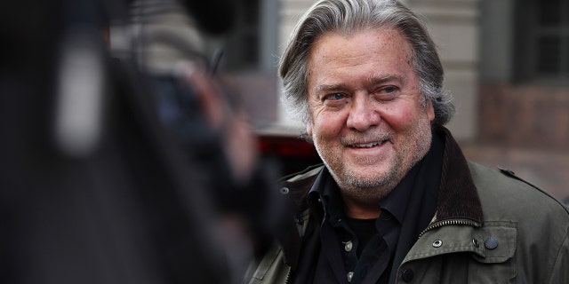 A federal judge granted Stephen Bannon's motion to dismiss the case against him on Tuesday following then-President Donald Trump's pardon. (Photo by Alex Wong/Getty Images)