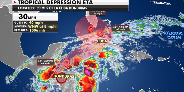 Tropical Depression Eta is still bringing heavy rains across Central America.