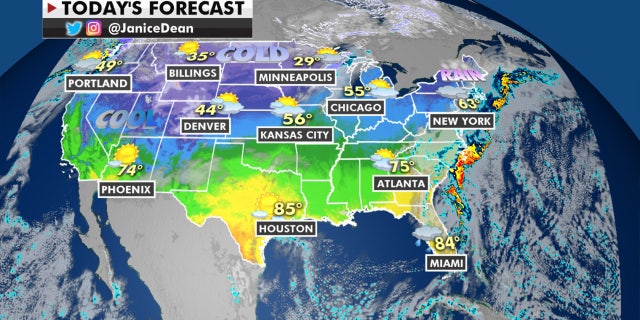 The national forecast for Nov. 12, 2020.