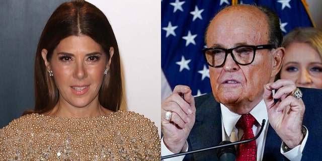 Marisa Tomei apparently responded to Rudy Giuliani at a press conference with the reference to “My Cousin, Vinny”.