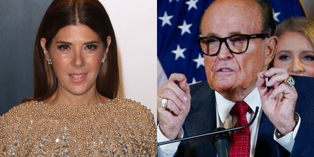 Marisa Tomei apparently responded to Rudy Giuliani at a press conference with the reference to “My Cousin, Vinny”.