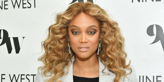 Tyra Banks recalled once holding her dress together while filming 'Dancing with the Stars.'