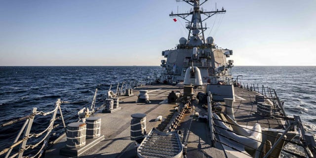 The USS John S. McCain conducted a freedom of navigation operation through Peter the Great Bay on Tuesday, the Navy said.