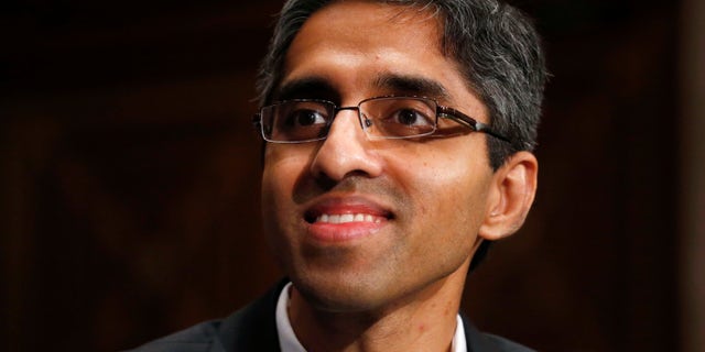 In this Feb. 4, 2014, photo, then-U.S. Surgeon General appointee Dr. Vivek Murthy appears on Capitol Hill in Washington, D.C.