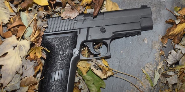 Police identified the weapon Johansen pointed at the officer before he was shot as an airsoft gun. (Weber County Attorney's Office)