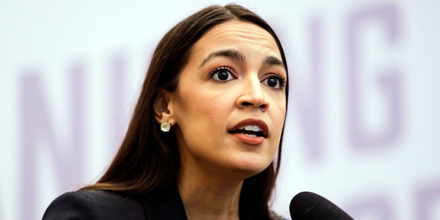 U.S. Rep. Alexandria Ocasio-Cortez, D-N.Y., is seen May 1, 2020, in the Bronx borough of New York City.