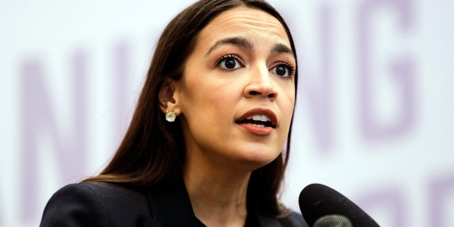 U.S. Rep. Alexandria Ocasio-Cortez, D-N.Y., is seen May 1, 2020, in the Bronx borough of New York City.