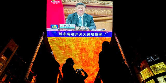 President Xi Jinping speaking at the G20 summit that opened on Saturday with appeals by the world's most powerful leaders to collectively chart a way forward as the coronavirus pandemic overshadows this year's gathering. (AP Photo/Andy Wong)