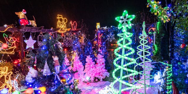 The family has used the attention that the Christmas displays have garnered to help raise money for charities, homeless shelters, and food banks.