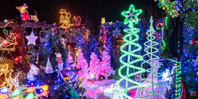 The family has used the attention that the Christmas displays have garnered to help raise money for charities, homeless shelters, and food banks.