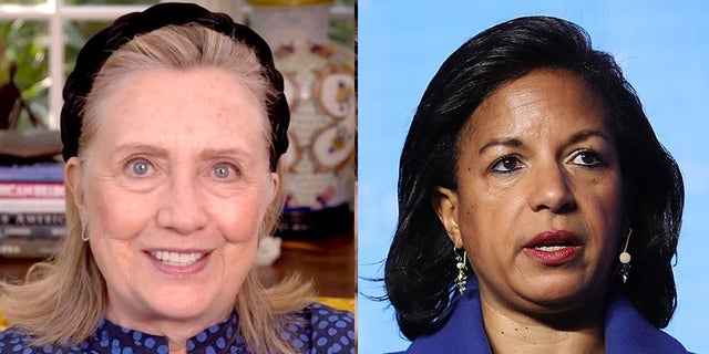 Hillary Clinton, left, has been rumored for the job of U.S. ambassador to the U.N. in the Biden administration. Susan Rice held the position during Barack Obama's presidency.