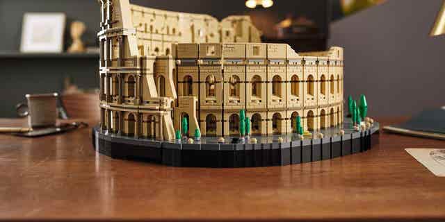 The Roman Colosseum outshines the Millennium Falcon, which was previously the largest Lego set ever.