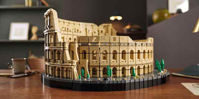 The Roman Colosseum surpasses the Milennium Falcon, which was previously the largest Lego set ever.
