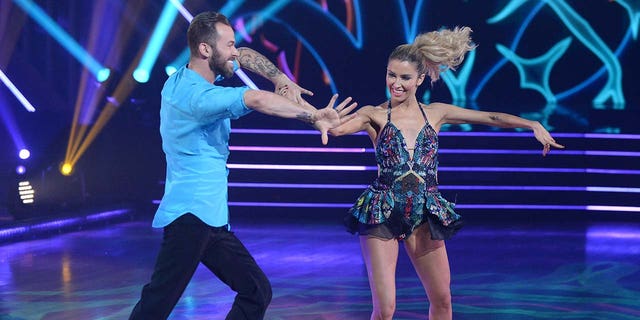 Kaitlyn Bristowe (right) and Artem Chigvintsev (left) received criticism from Inaba. (Eric McCandless via Getty Images)