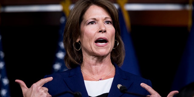 Rep. Cheri Bustos, D-Ill., seen here in 2017, announced she won't seek reelection.