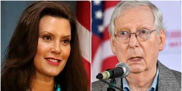 Michigan Gov. Gretchen Whitmer and Senate Majority Leader Mitch McConnell are both nominees for Time magazine's Person of the Year 2020 -- along with a slew of celebrities and health care workers.